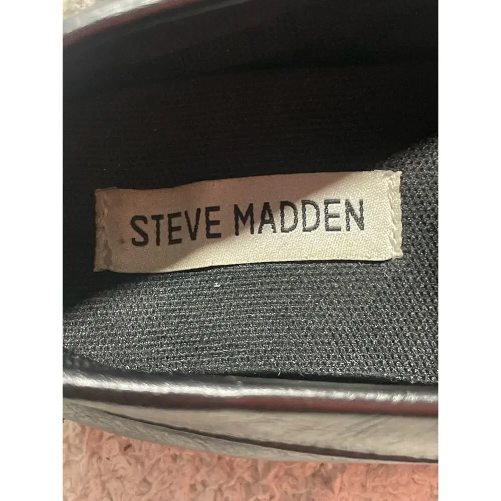 Steve Madden Slip On Driving Loafers Black Youth Size 4 BCCompton BCPM01MB Boys